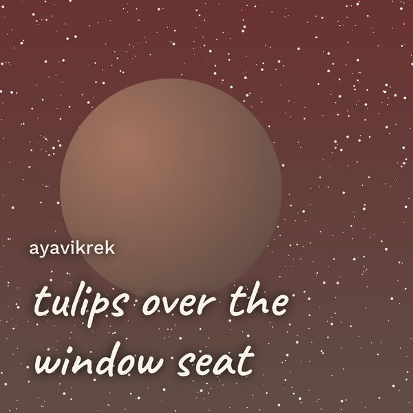 tulips over the window seat